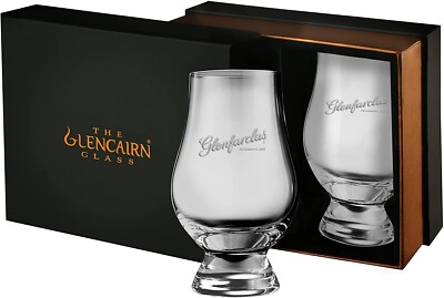 The Glencairn Glenfarclas Logo Two Glass Boxed Set