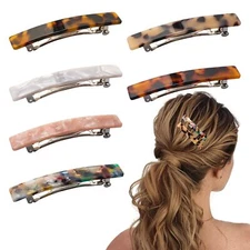 6PCS Hair Barrettes for Women Shell Hair Clip Hair Accessories Barrettes
