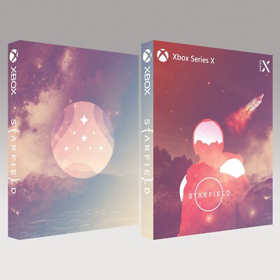 Fourreau Personnalisé Pour Xbox Series X|S – Thème Starfield – Neuf