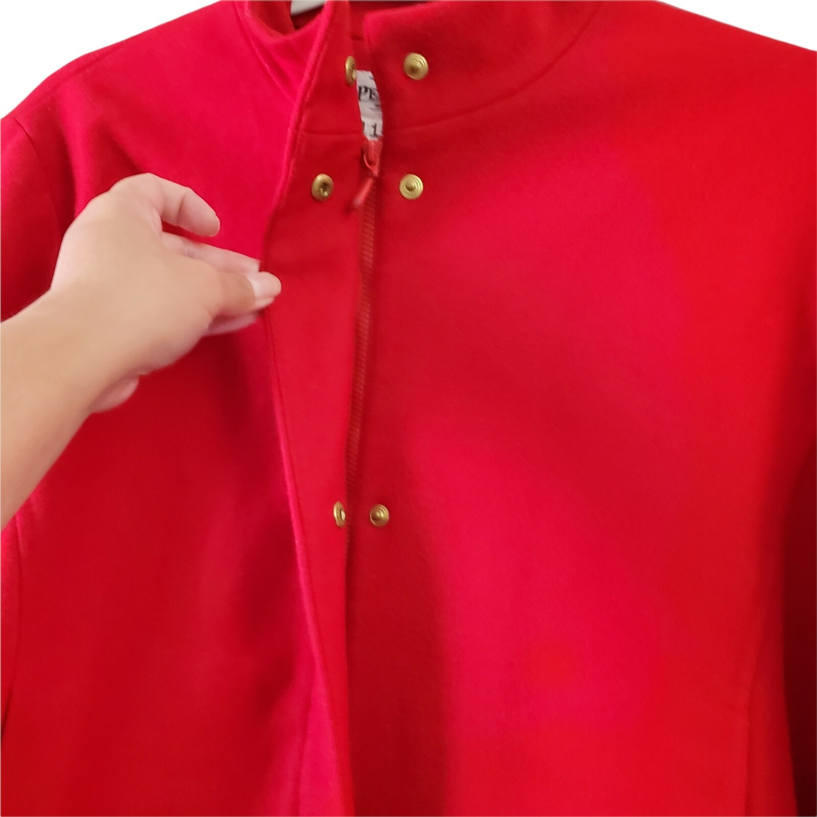 Pendleton Jacket Womens Medium Red Virgin Wool Bl… - image 4