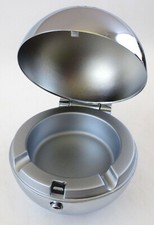 L&M L+M LM Aschenbecher Kugelascher Ascher 10,2cm klar Werbung L und M rar 2