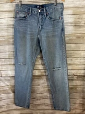 Gap Jeans Men's 30x30 Straight Taper Denim Zipper Fly Cotton knee holes J319
