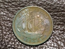 1938 George VI Half Penny with Lustre