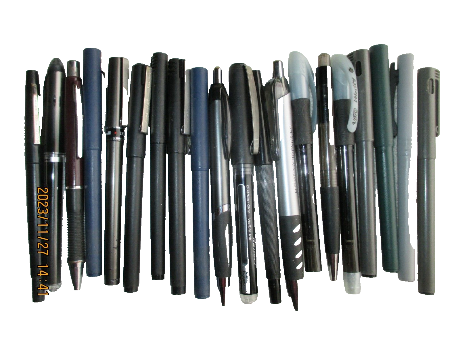 Vintage 160 Ballpoint Pens Advertisement & BIC PENTEL UNIVERSAL DRIED UP INK eBay