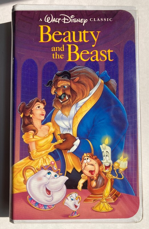 VTG Walt Disney Classic Beauty & the Beast BLACK DIAMOND 1992 RELEASE VHS 1325