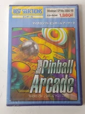 SEALED Best Selections Japanese PC CD-ROM Microsoft Game Studios Pinball Arcade