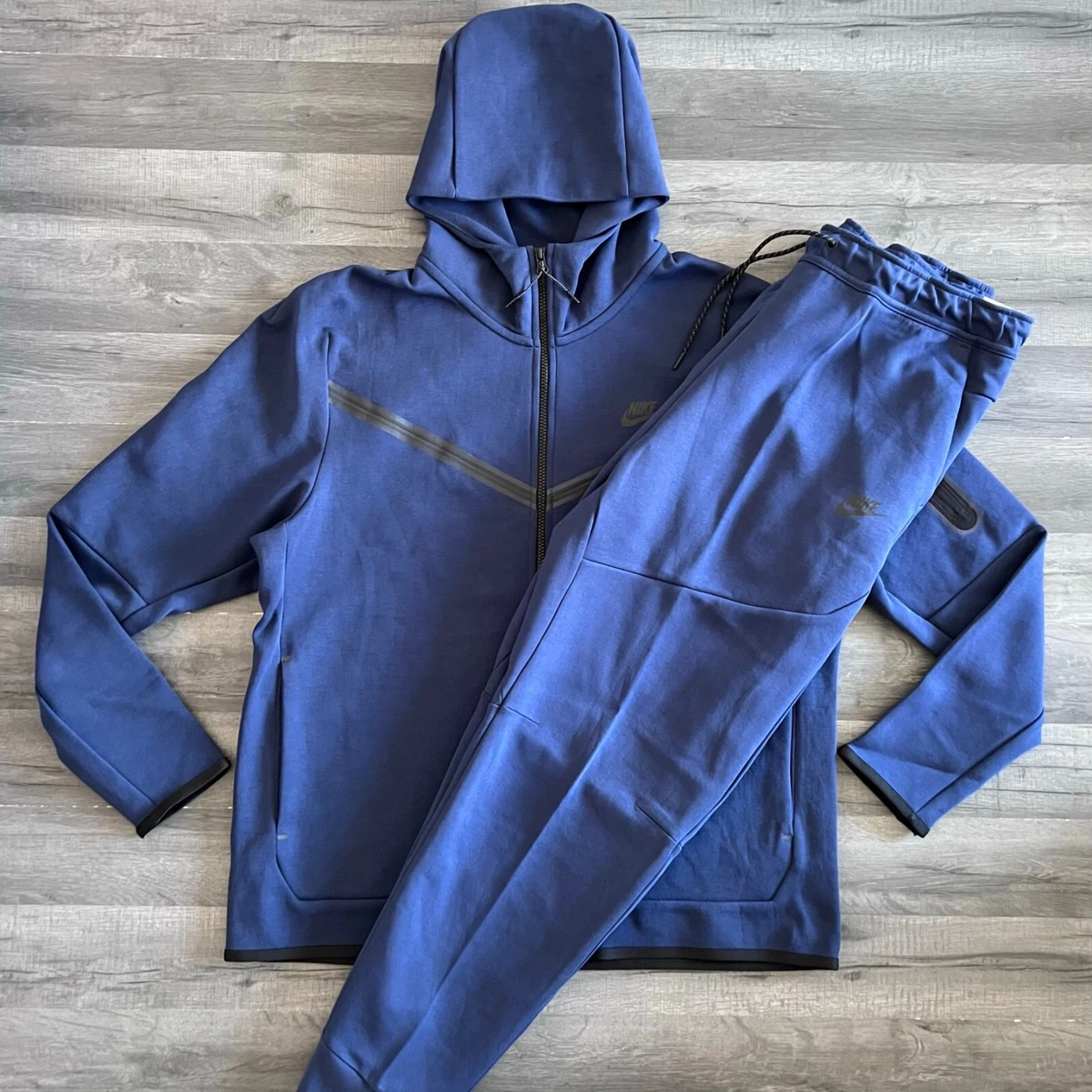 (Blue, 3XL) Nike Mens Modern Tracksuit Set