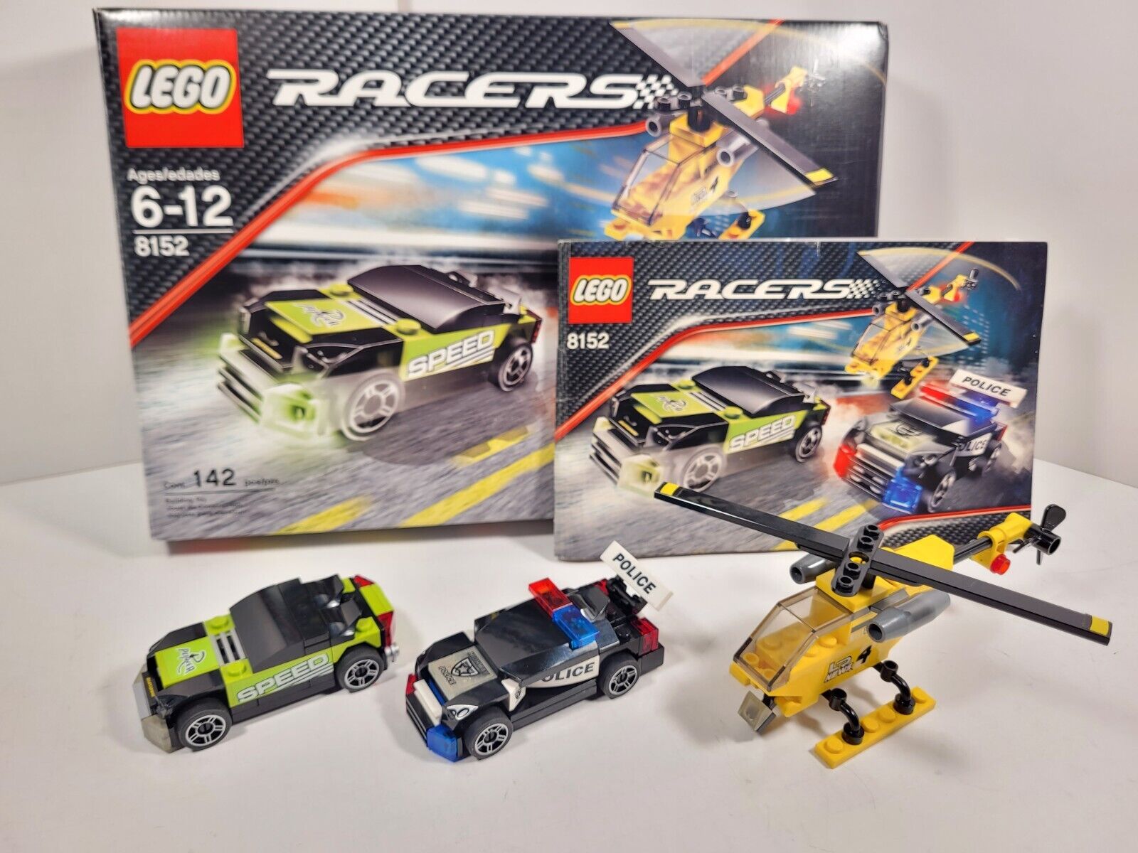 LEGO Racers: Speed Chasing 8152 w/Box & Instr., Complete build, 2 Build Opts.