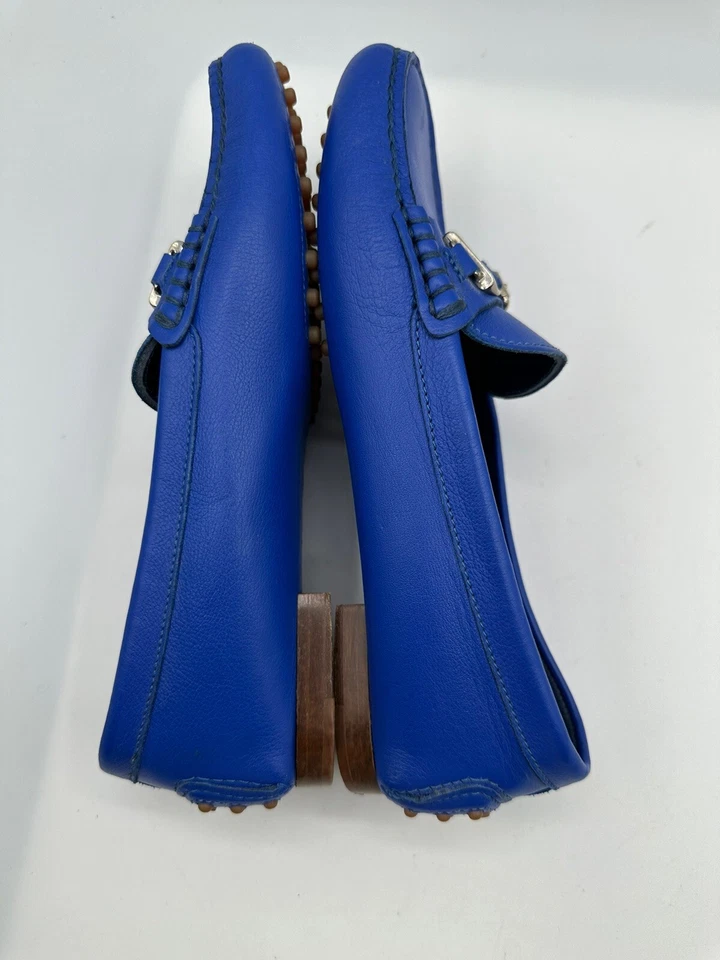 Zapatos Mocasines de Conducción Ralph Lauren Colección Etiqueta Púrpura Cuero Talla 36.5/6.5 Foto 4 de 4