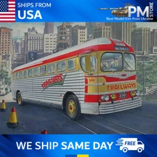 Roden 819 GMC PD-3751 “Silverside Trailwagon” Trailways Company 1/35