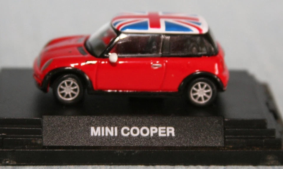 AUTOMAXX ESCALA 1:76 SIMILAR A OXFORD DIECAST TY3613 MINI COCHE COOPER EN ROJO Foto 4 de 4