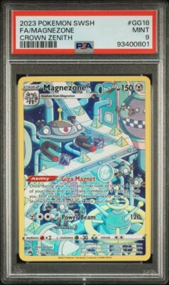 Magnezone - GG18/GG70 - Ultra Rare - Crown Zenith - Pokémon - PSA 9!