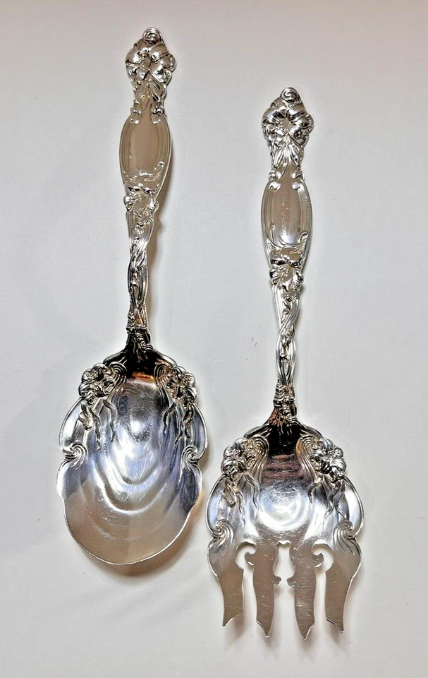 Ensalada Frontenac internacional de plata esterlina para servir 168,5 gramos ml Foto 3 de 4