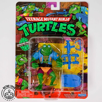 GENGHIS FROG Teenage Mutant Ninja Turtles Classic TMNT NEU Hero Retro Playmates