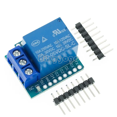 Relais Relay Shield für WeMos D1 mini Wifi ch340 IoT Lua Arduino kompatibel