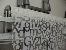 Film dépoli CHIFFRES BLANC -