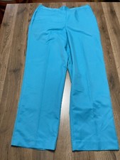 Alfred Dunner Pants, Women's Size 14, Blue, Dress Pants, Straight Leg, Pockets