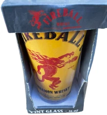 Fireball Cinnamon Whiskey Pint Glass - 16 Oz
