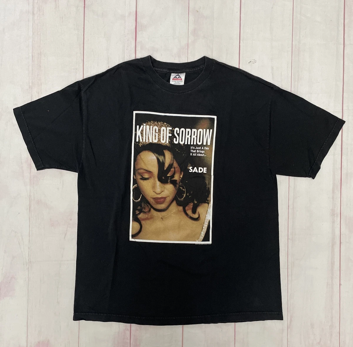 Vintage Sade King of Sorrow T-Shirt Alstyle 2001 XL Band Rock Rap