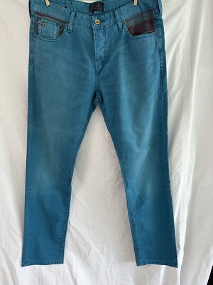 Scotch Soda Herrenhose W34 L 32 Jeans petrol türkis blau Modell Ralston