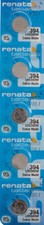 5 x Renata 394 Watch Batteries, SR936SW Battery