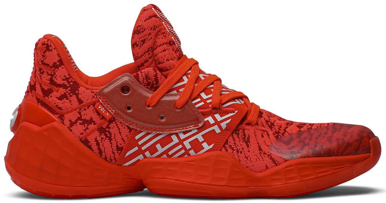 Adidas Harden Vol.4 DP RED/SOLAR YELLOW ? Adidas James Harden Vol. 4  main image 4
