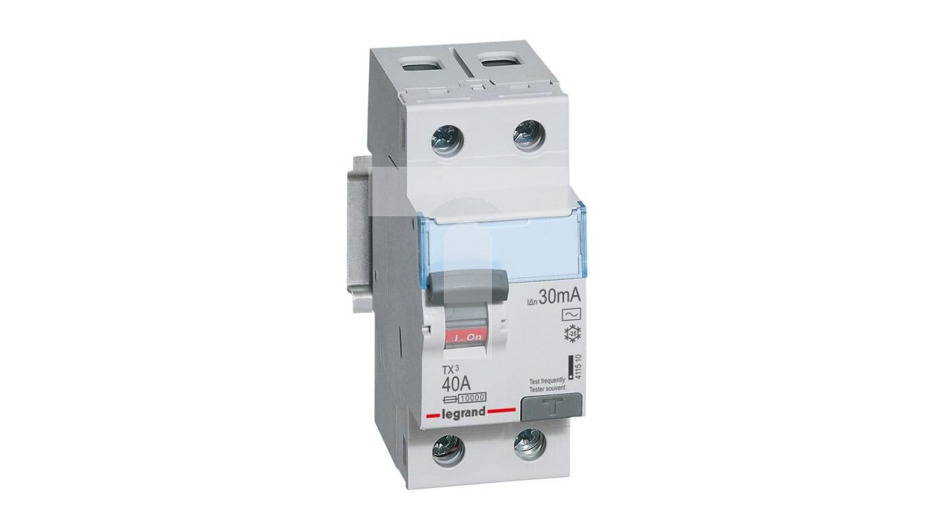 Residual current circuit breaker 2P 40A 0.03A type AC P302 TX3 411510 /T2UK