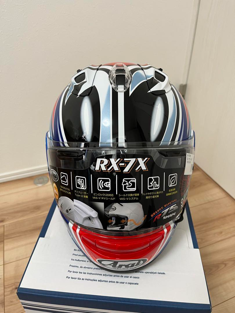 Arai RX-7X Nakano Red 2003 Helmet size S 55-56cm Shinya