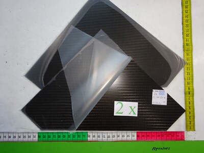 2x  1,2 mm min 20x20x20cmB446 siehe Beschreibung CFK Carbon Kohlefaser Platte