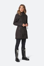 Ilse Jacobsen 3/4 Raincoat Black Uk 20 De 46 Rain07