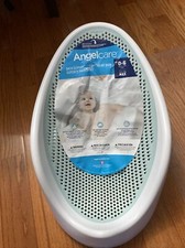 Safety Newborn Infant Baby Bath Back Support Portable Lightweight Seat Grey