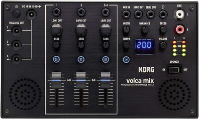 KORG Volca Mix Analog-Mixer 4-Kanal Neu OVP Mit Stereo-Lautsprecher