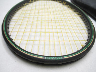 Raquette De Tennis Yamaha Ceramic 90 - Bronze - Manche 4 3/8" - Avec étui