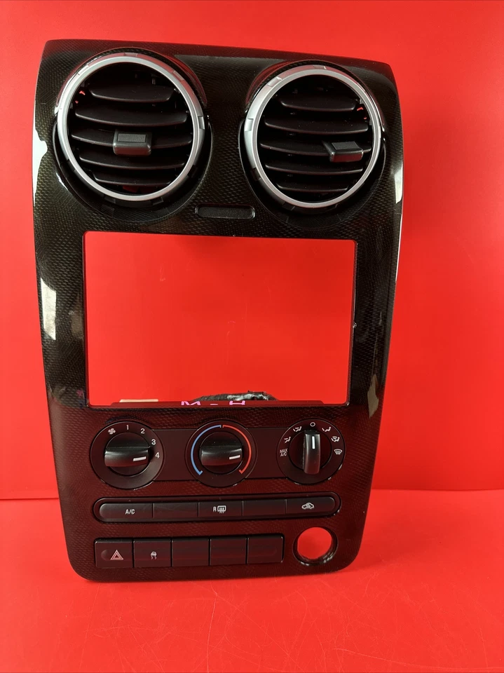 2008-2009 FORD TAURUS X RADIO DASH BEZEL TRIM W/HEAT CONTROL & SWITCH SEE PHOTO - Image 4 of 4