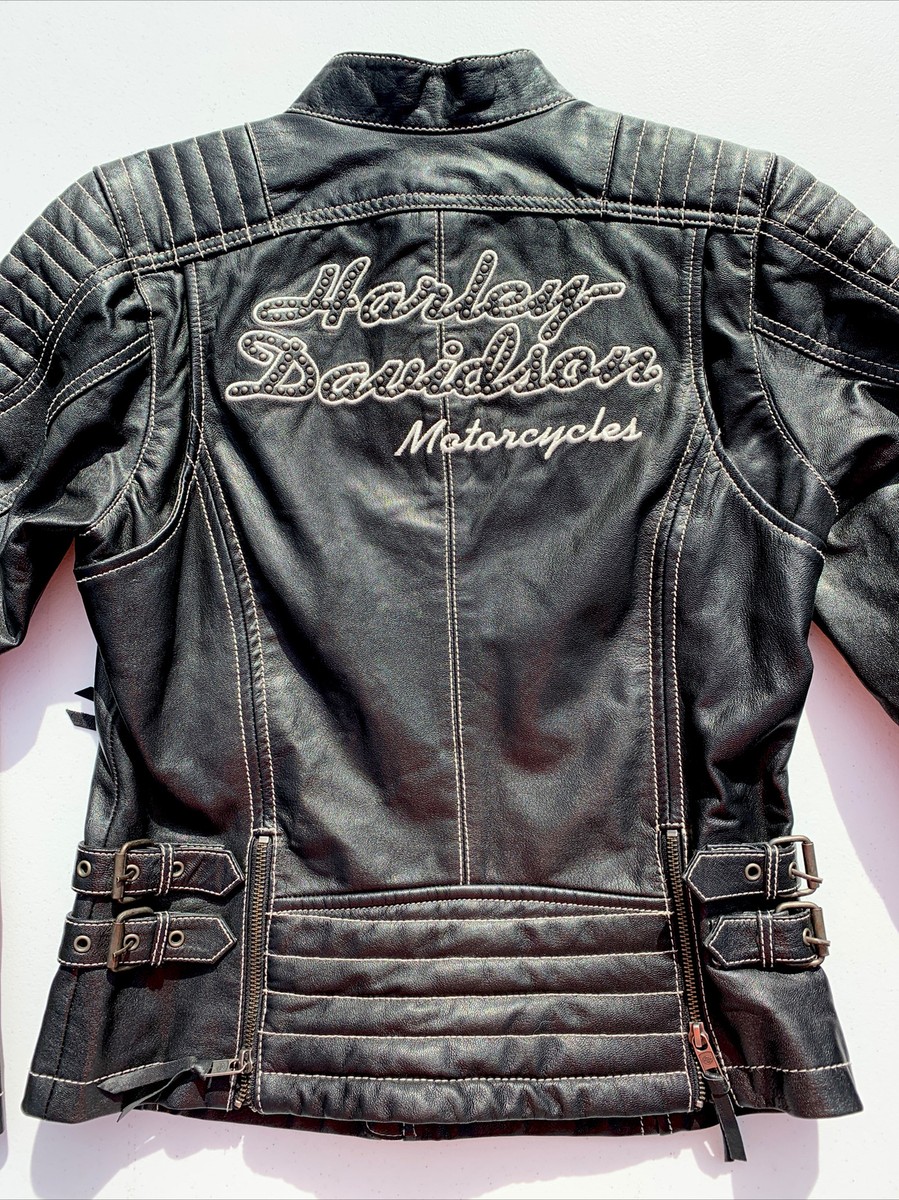 ジャケット・アウター HARLEY DAVIDSON LEATHER conchoTee size L HARLEY DAVIDSON GENUINE LEATHER MOTORCYCLE JACKET SIZE 48 | eBay
