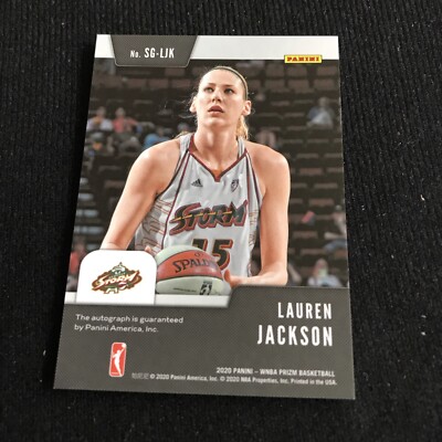 WNBA Lauren Jackson サイン入り雑誌 2020 Panini Prizm WNBA Lauren Jackson Signatures Auto #SG-LJK | eBay