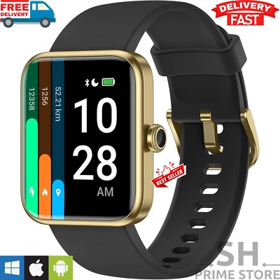 Smart Watch For Men/Women, Waterproof Smartwatch Bluetooth iPhone Samsung 2025