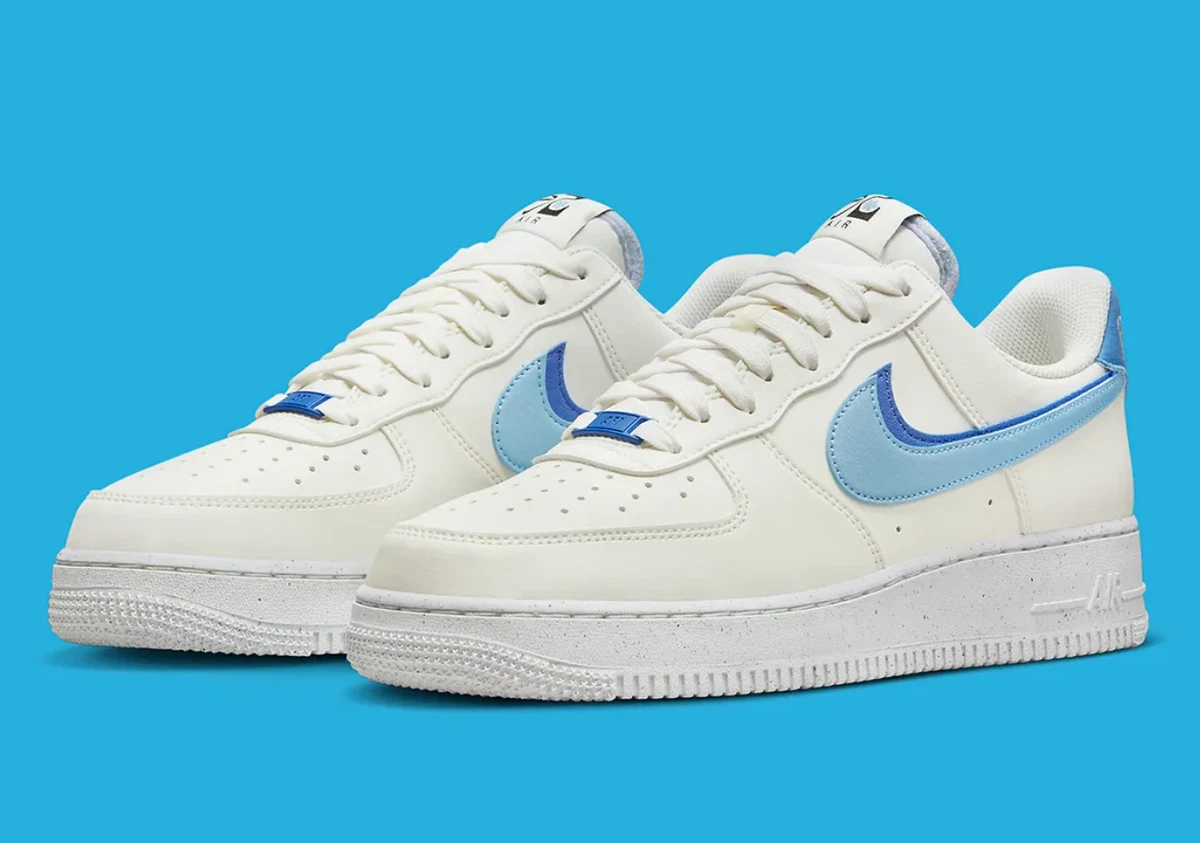 Nike GS Air Force 1 LV8 Sail Medium Blue