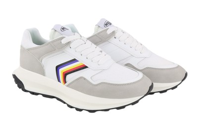 ACBC X MISSONI RRP 370 Running New Sport Unisex Sneakers UK 9 Zig Zag Print