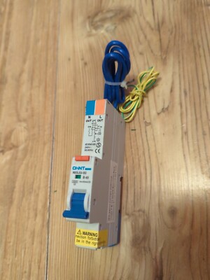CHINT 45 AMP CURVE B 10kA 30mA RCBO TYP AC NB3LEU, KOSTENLOSER VERSAND, SCHNELLER VERSAND 