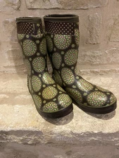 Bogs Taylor Dalia Women’s Insulated Snow/Rain Boots Size 9 Brown Green Pink