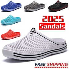 Unisex Slip on Clogs Slipper Mules Shoes Garden Beach Summer Sports Sandals New