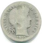 1910-D Silver Barber Dime !!  Better Date !!