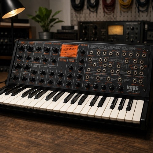 KORG MS-20 Analog Synthesizer Early Model Vintage Keyboard Tested Powers On JP