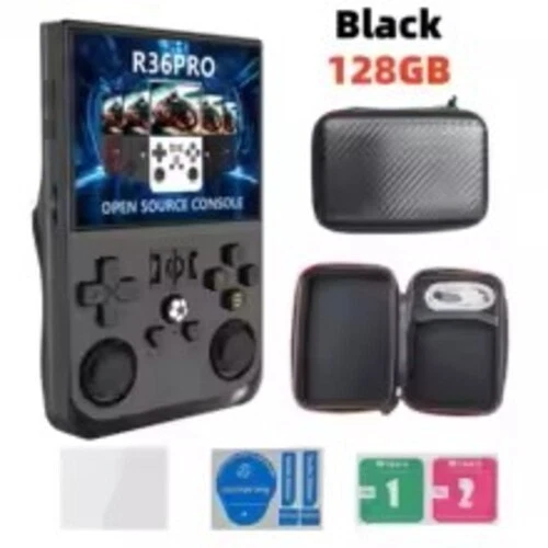 R36 Max Handheld Retro Gaming Console 4" IPS Screen 64/128GB 20,000+ Games