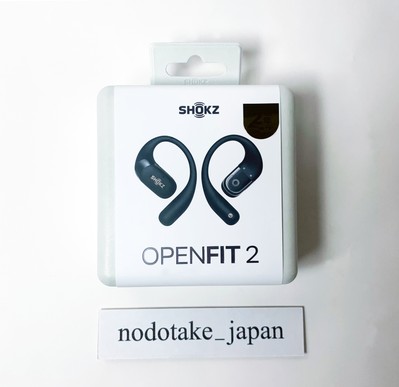 SHOKZ OPENFIT 2 ブラック Shokz OpenFit 2 True Wireless Bluetooth Headphones - Black