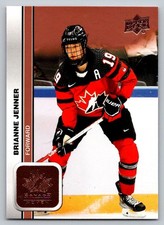 Brianne Jenner 2023-24 2023 Upper Deck Team Canada Juniors #54 Rose Gold