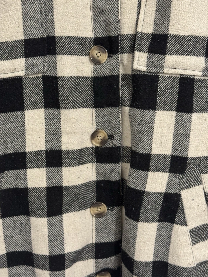 Женские черно-белые клетчатые шакеты American Eagle Outfitters размер XL - Изображение 4 из 4