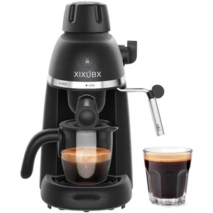 Espresso & Cappuccino Machine, 3.5 Bar Pressure, 800W, Black