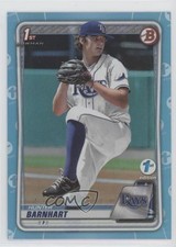 2020 Bowman Draft 1st Edition Sky Blue Foil Hunter Barnhart #BD-66 0j8p